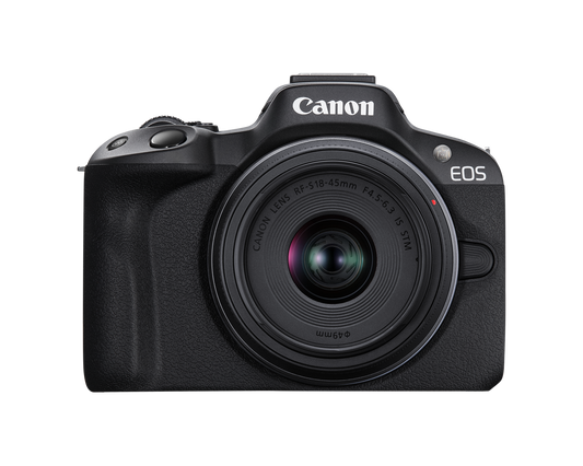 Canon EOS R50 Mirrorless Camera + RF-S 18-45mm F4.5-6.3 IS STM Lens