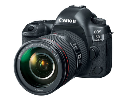 Canon EOS 5D Mark IV DSLR Camera + EF 24 - 105mm IS USM Lens - Elexone